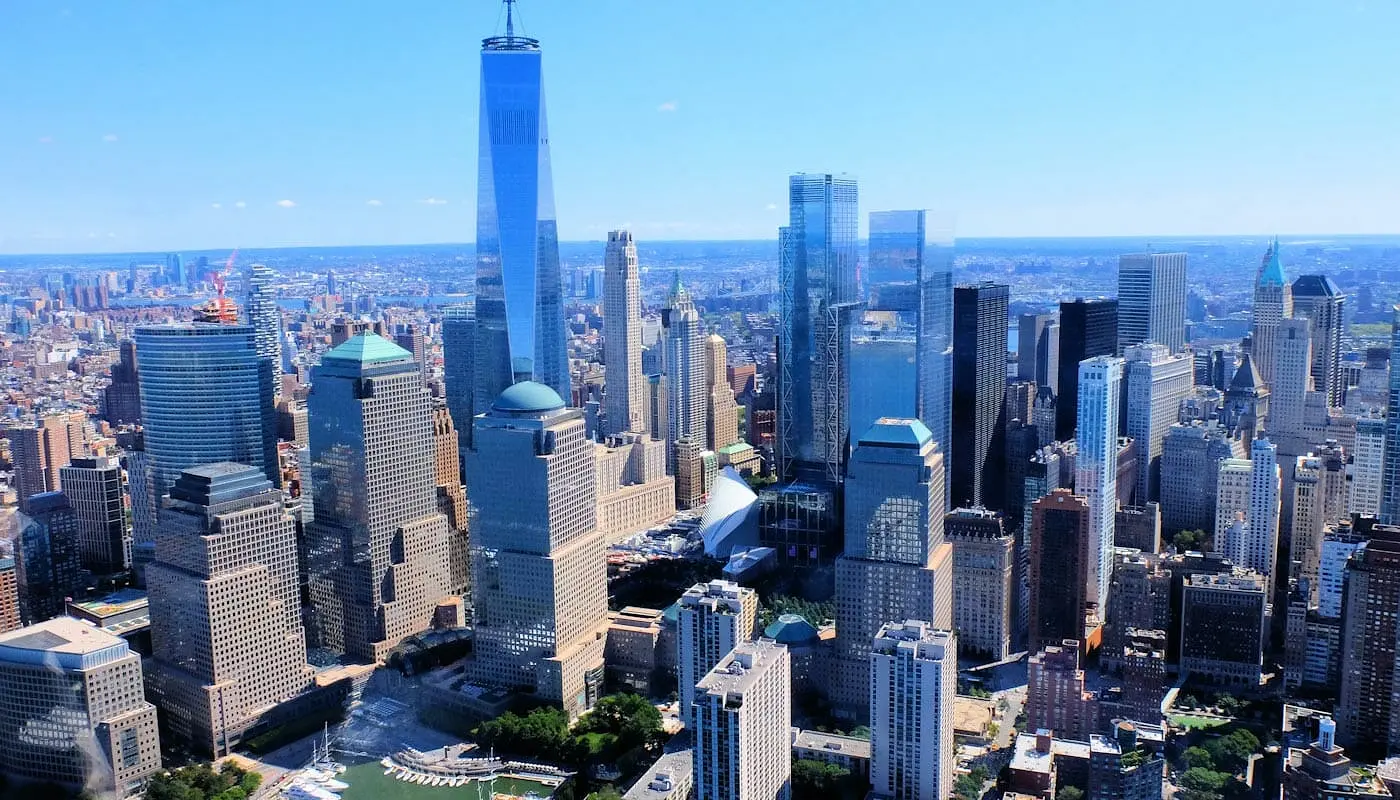 Qué ver y hacer en Lower Manhattan y el Financial District - Vista aérea