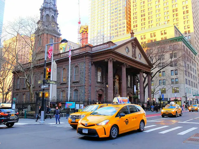 La Capilla de St Paul en Nueva York