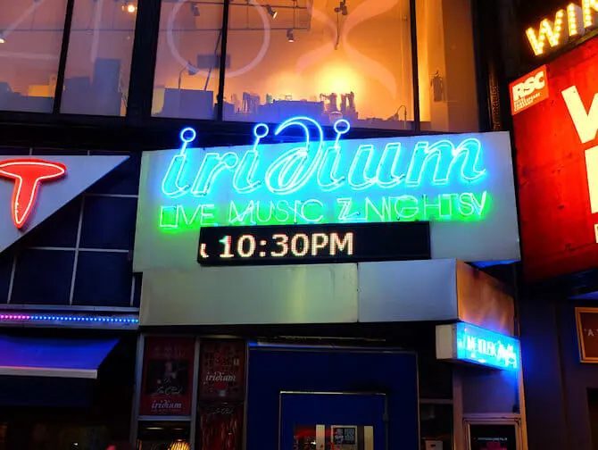 Jazz en Nueva York - Iridium