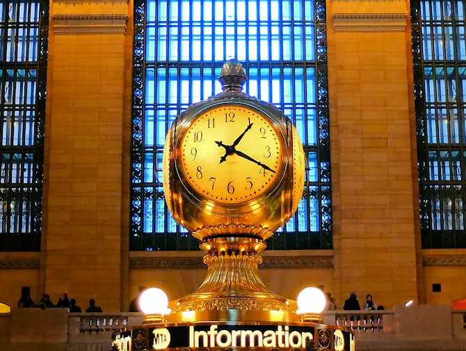 Horario comercial en Nueva York