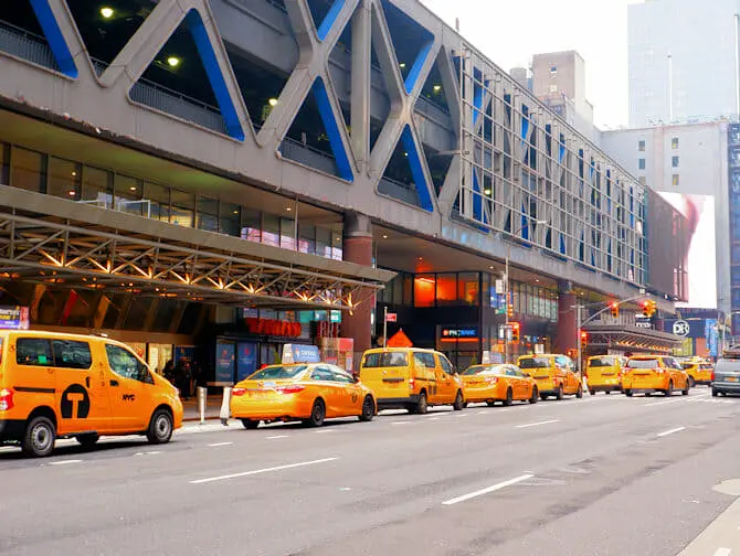 Los taxis en Nueva York - Taxis amarillos