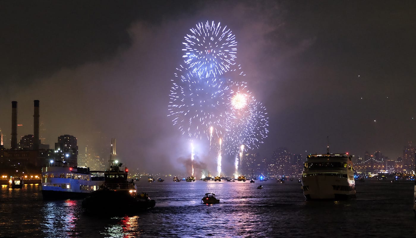 Cruceros de Fin de Año en Nueva York - Fuegos artificiales