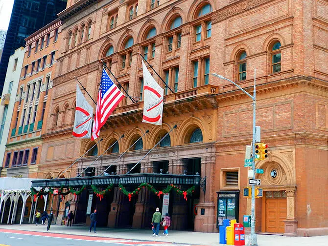 Carnegie Hall en Nueva York