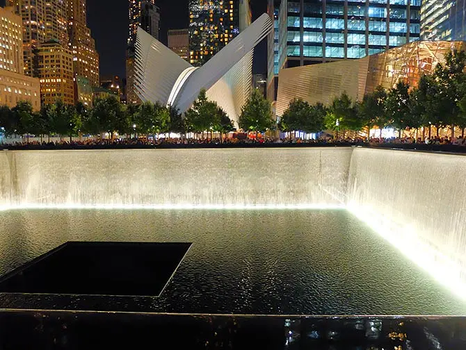 Monumento del 11-S en Nueva York