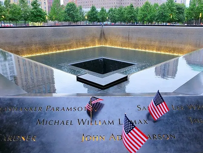 Monumento del 11-S en Nueva York