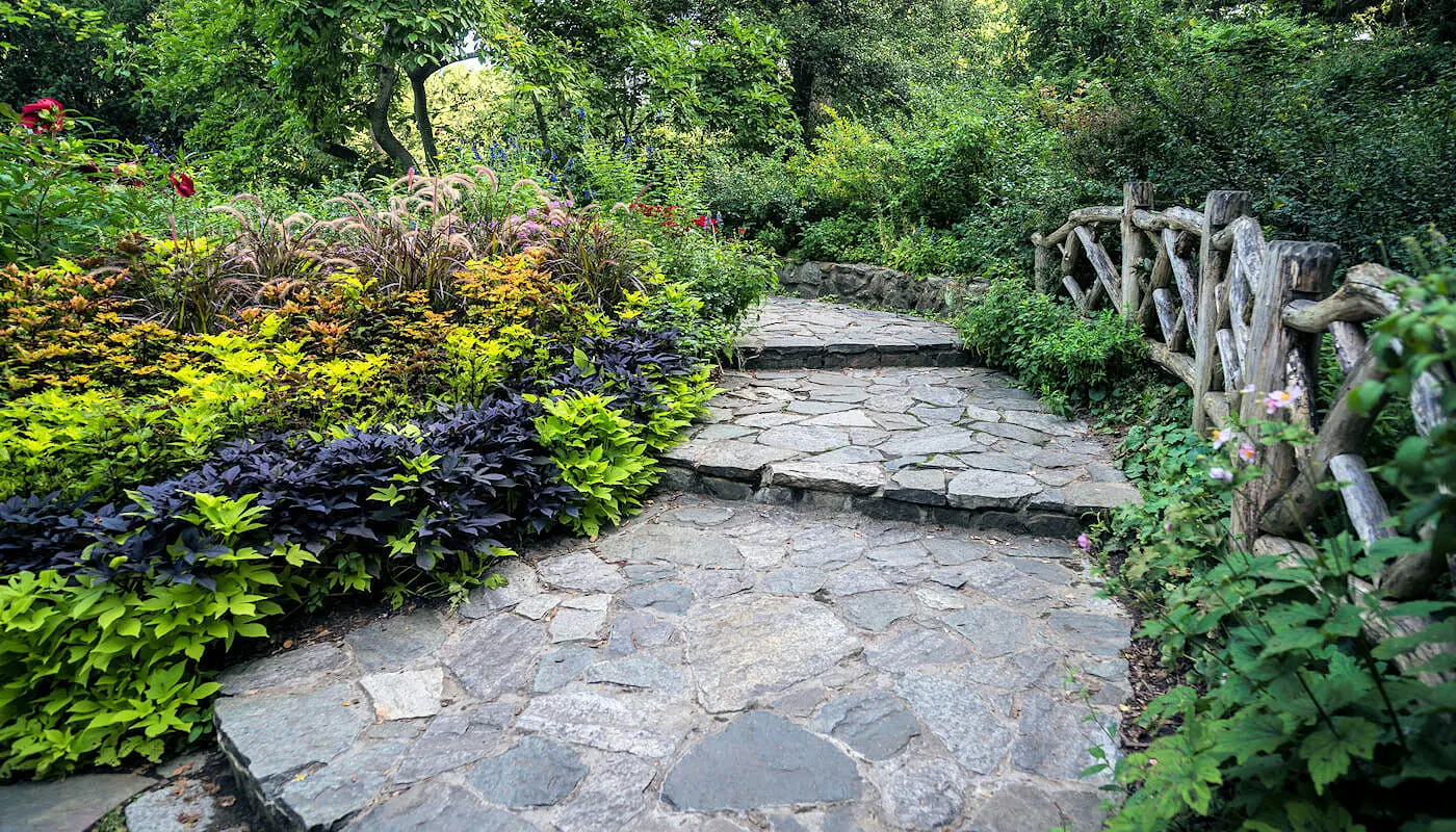Central Park en NYC - Shakespeare Garden