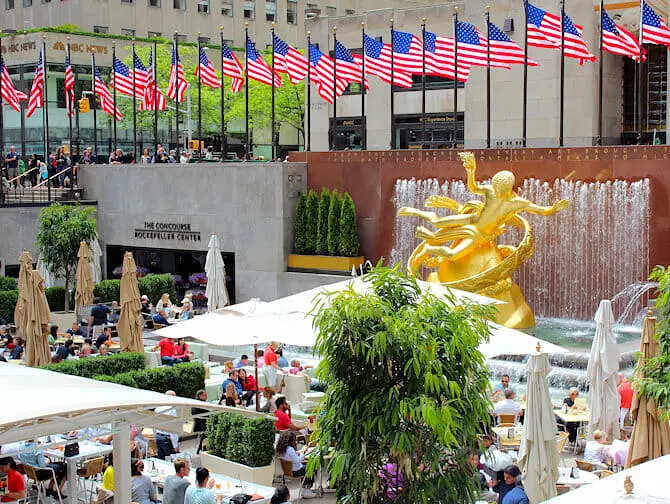 Rockefeller Center en Nueva York - Terraza