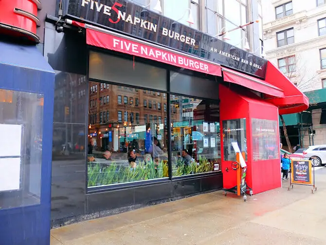 Las mejores hamburguesas de Nueva York - 5 Napkin Burger