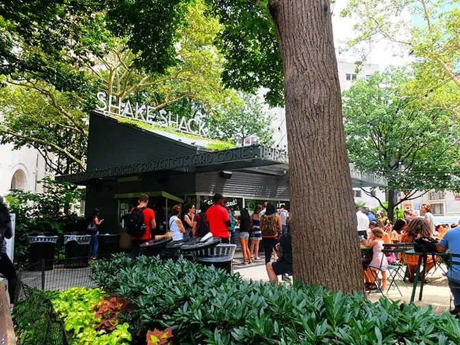 Parques en Nueva York - Shake Shack en Madison Square Park