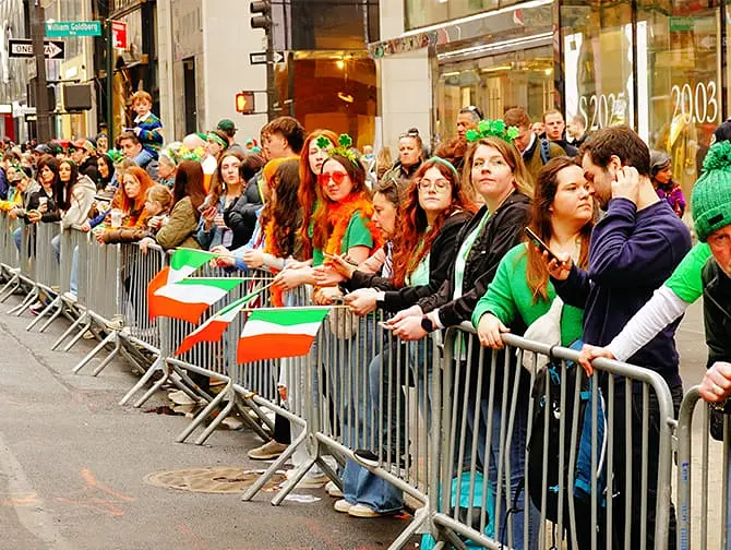 El día de St. Patrick en Nueva York - cultura irlandesa