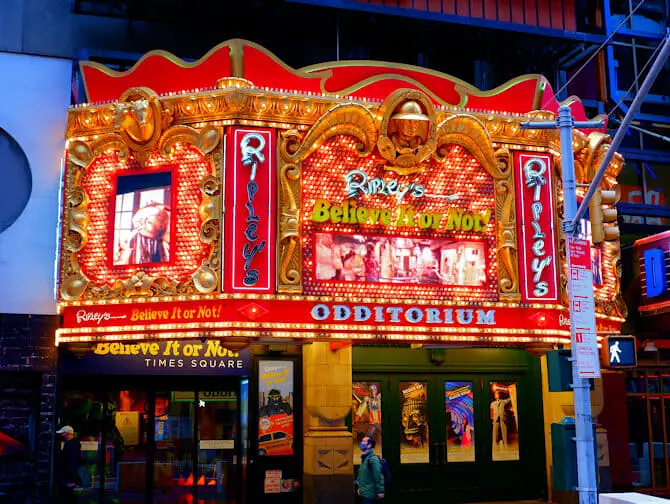 Museo Ripley’s Believe It or Not! en Nueva York - exterior