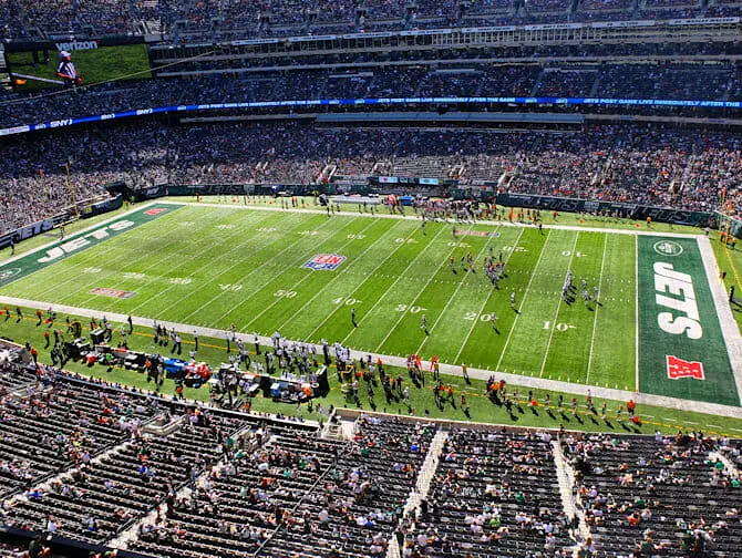 Tickets para los New York Jets - Partido de futbol americano
