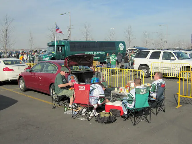 Tickets para los New York Jets - barbacoa