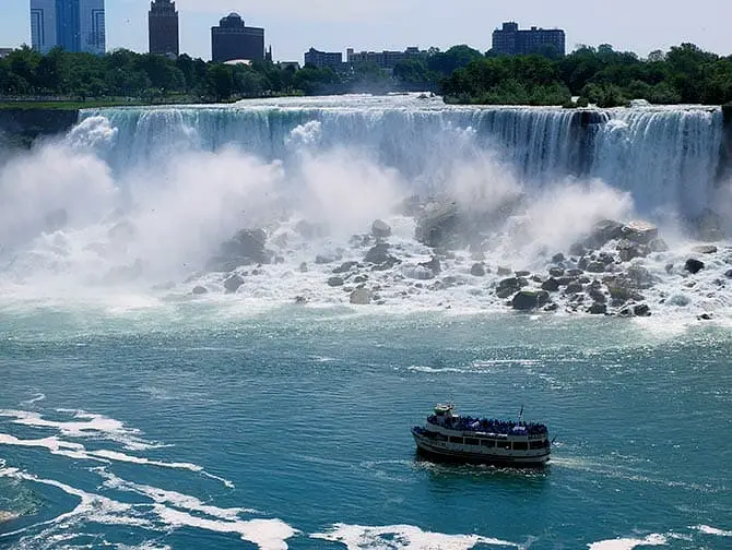 Excursion de 2 dias a Niagara Falls - Paseo en barco