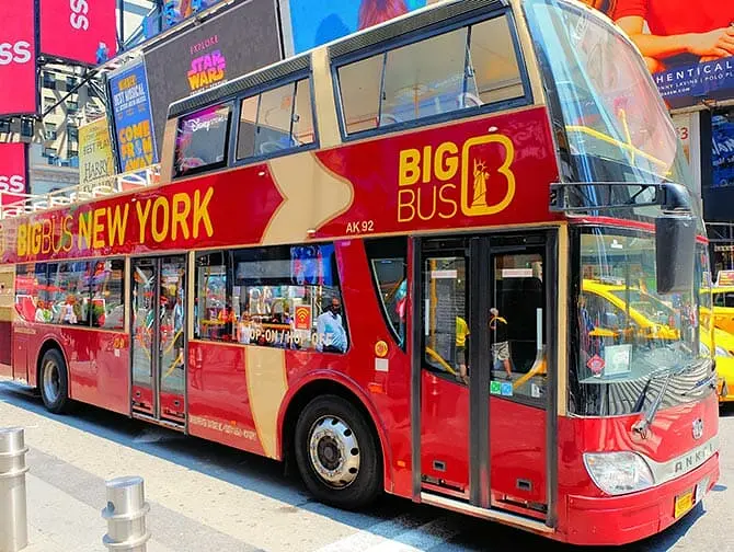 Bus turístico de Nueva York - Big Bus