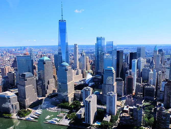 Rutas de vuelos en helicoptero por Nueva York - Manhattan Skyline