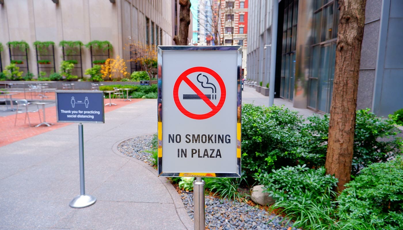 Fumar en Nueva York - Prohibido fumar