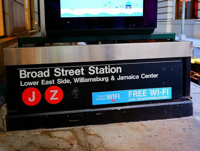 Wi-Fi en Nueva York - Wi-Fi en 5th Avenue Station
