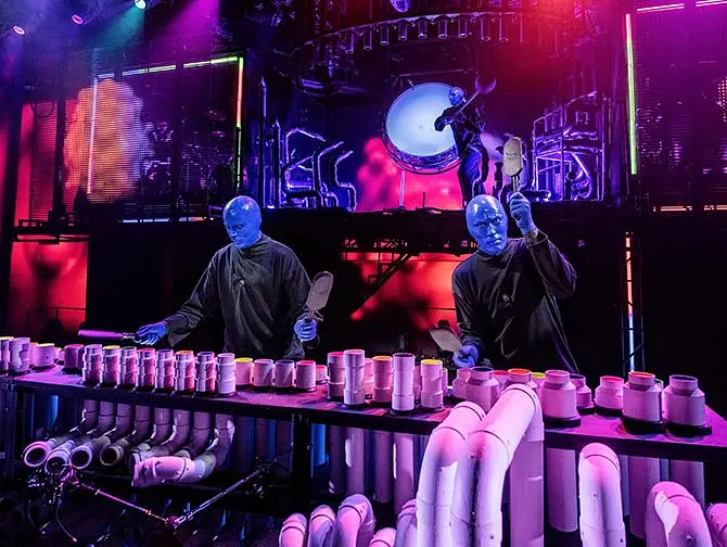 Tickets para Blue Man Group en Nueva York tickets - En el escenario