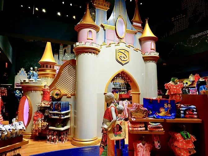 Disney Store en Times Square - Castillo de la princesa