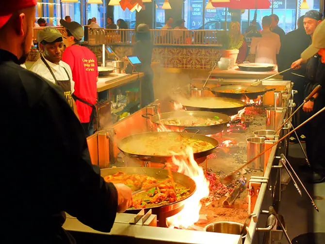 Mercado Little Spain en Nueva York - Comida