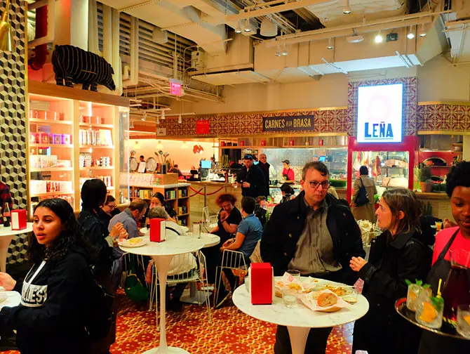 Mercado Little Spain en nueva York - Leña