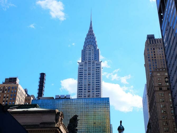 Chrysler Building en Nueva York - Estilo Art Deco de Nueva York