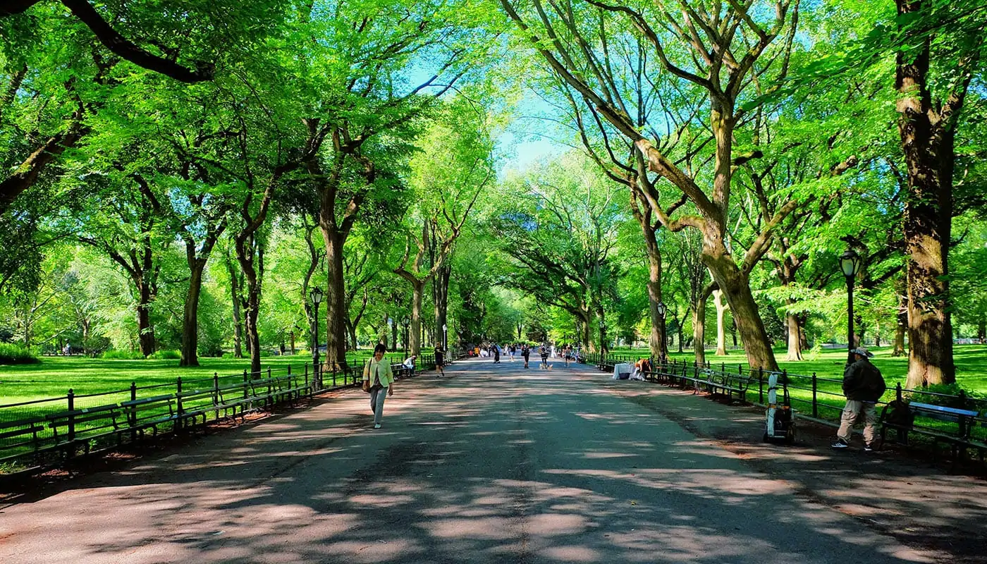 Dia de la Madre en Nueva York - The Mall en Central Park
