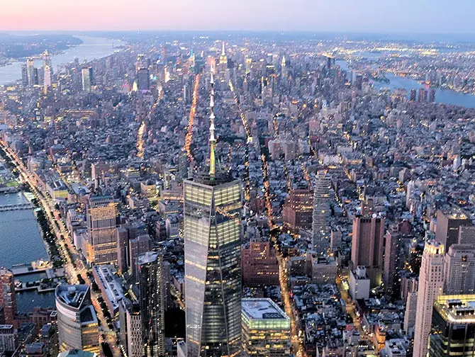 Vuelo nocturno en helicóptero por Nueva York - Freedom Tower