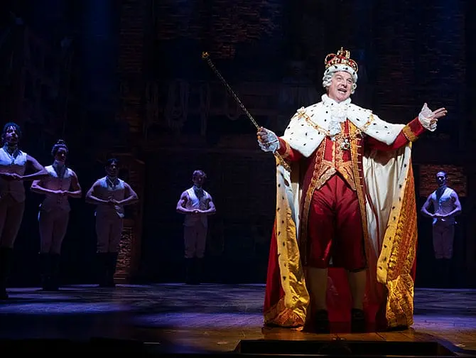 Hamilton on Broadway Tickets_The King