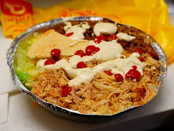 Comida callejera en Nueva York - Halal Guys