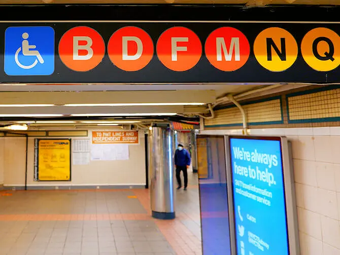 Viajar a Nueva York con diversidad funcional - Metro
