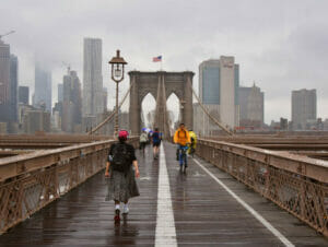 La lluvia en Nueva York