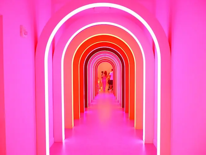 Museum of Ice Cream en Nueva York - Metro rosa