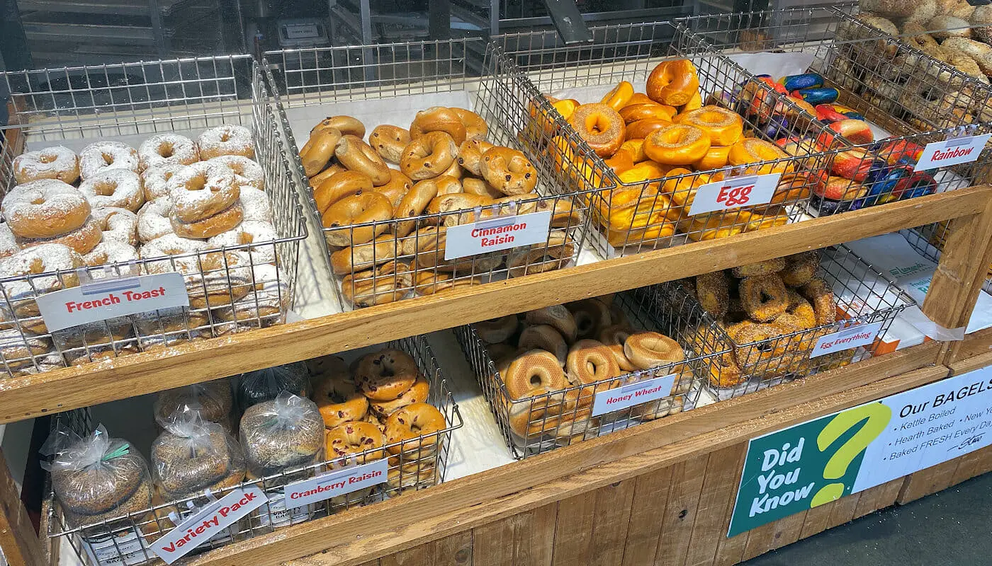 Los mejores bagels de Nueva York - Supermercado