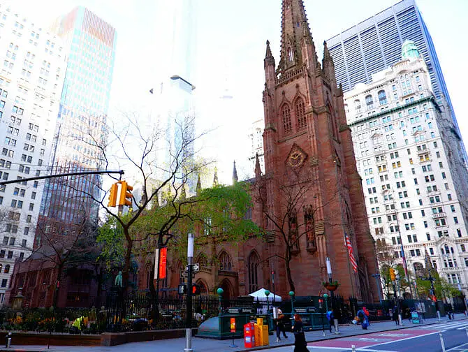 Tour de Hamilton en Nueva York - Trinity Church