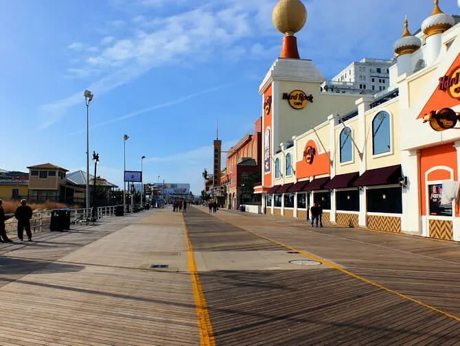 Excursión de Nueva York a Atlantic City - Paseo marítimo
