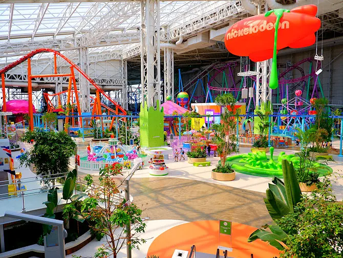 Tickets para el parque de atracciones Nickelodeon Universe - Atracciones