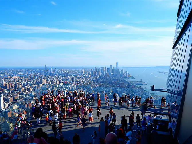 City Climb en Edge en Nueva York Observatorio