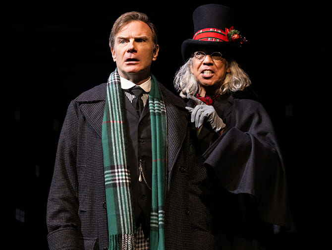 A Sherlock Carol en Broadway Sherlock Holmes