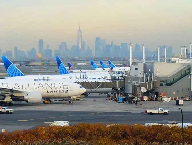 Aeropuerto Internacional Newark Liberty - aviones