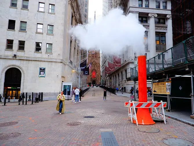 Sistema de calefacción de Nueva York - Humo de NUeva York
