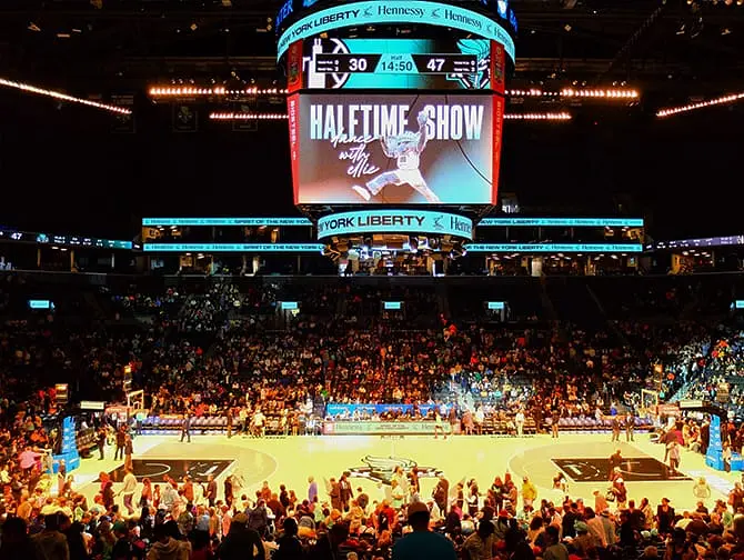 Barclays Center en Brooklyn - New York Liberty