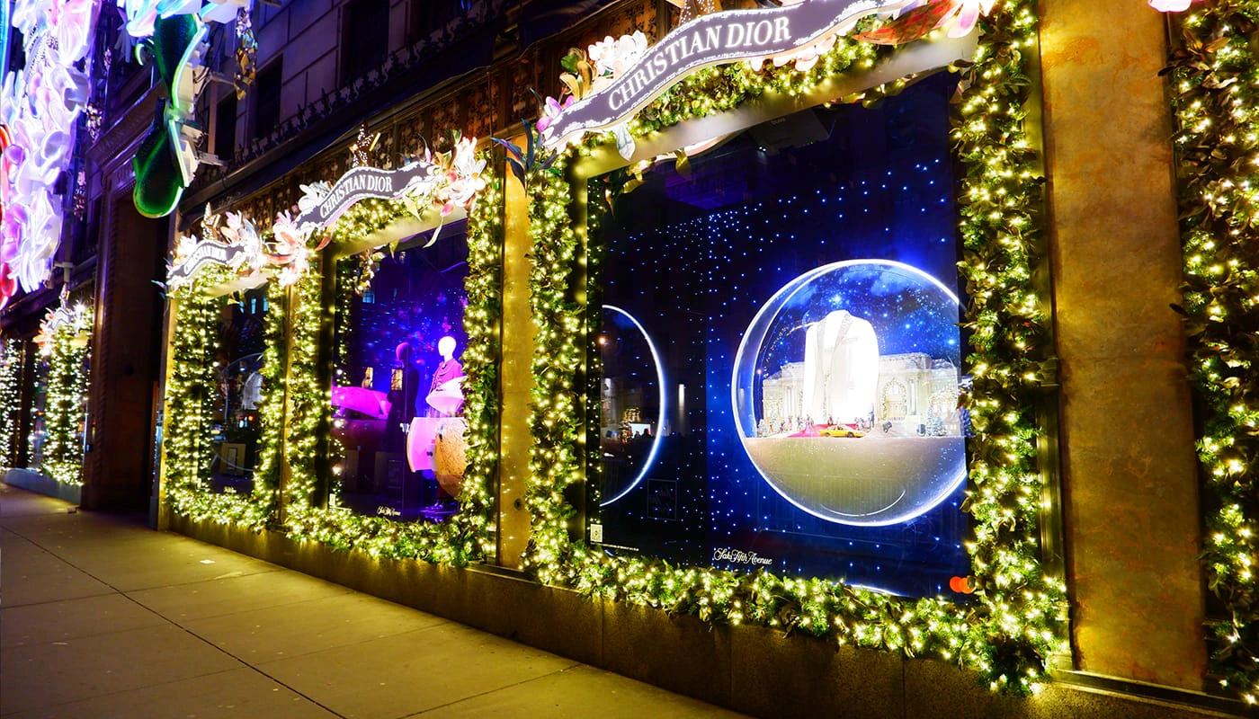 Las Navidades en Nueva York - Escaparates navideños