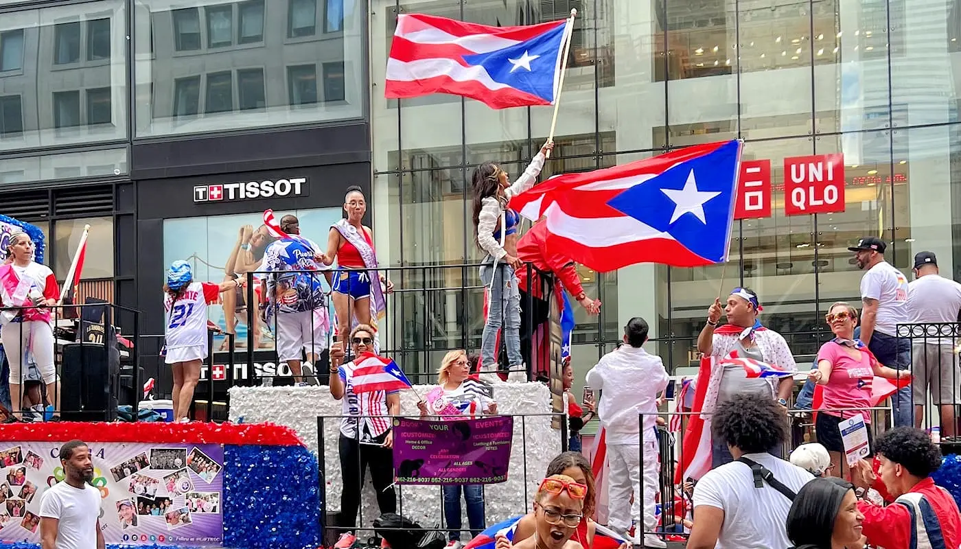 Desfile nacional de Puerto Rico en Nueva York - desfile