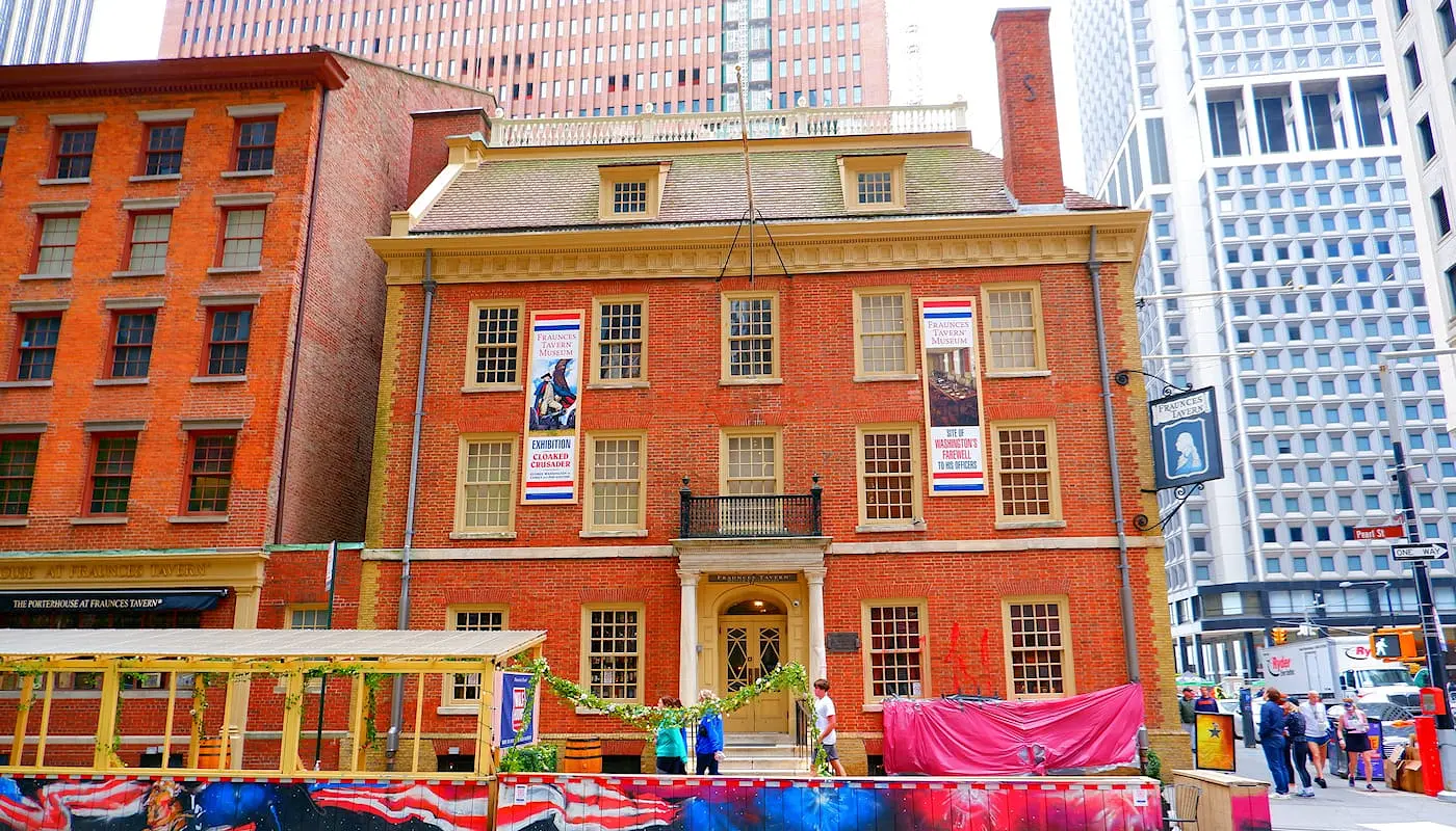 Comida t&iacute;pica americana en Nueva York - Fraunces Tavern