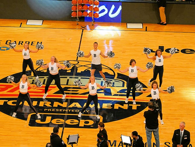 College Basketball in New York - Cheering