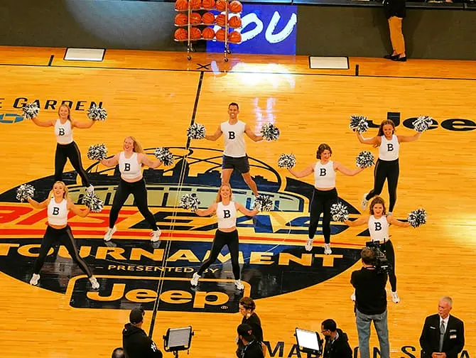 College Basketball in New York - Cheering