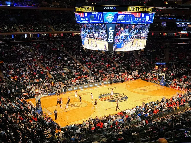 College Basketball in New York - Madison Square Garden