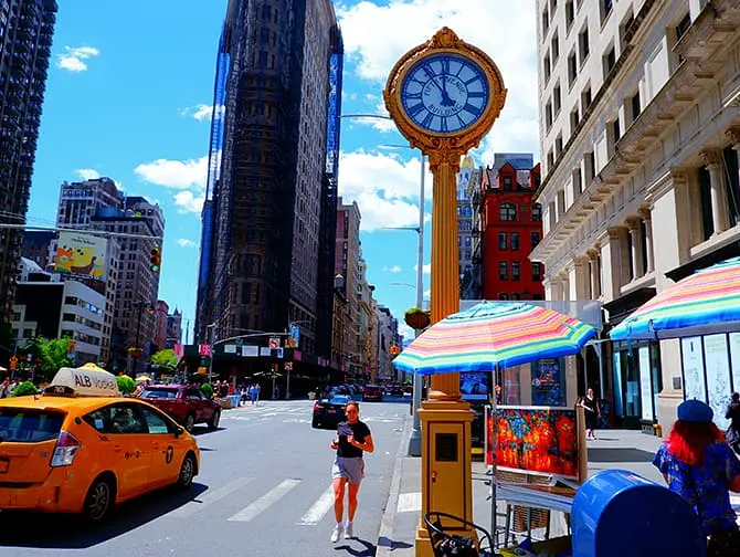 Diferencia horaria entre España y Nueva York - Reloj en Nueva York